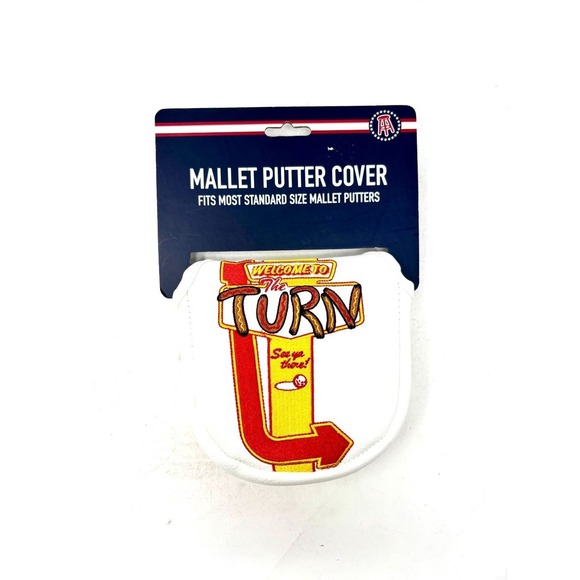 NEW Barstool Golf Welcome To The Turn Mallet Putter Cover - Golf Club Headcover - Picture 1 of 2